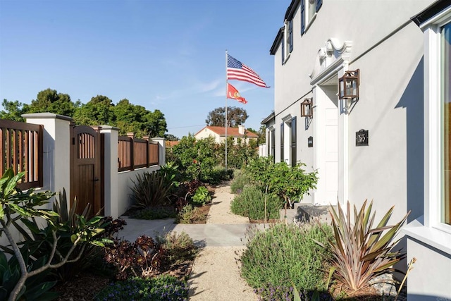 2675 Clove St, San Diego, CA 92106 - view of yard featuring a gate