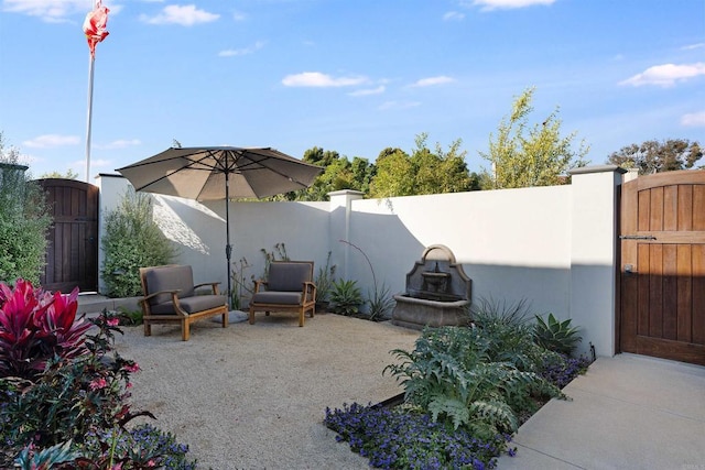2675 Clove St, San Diego, CA 92106 - view of patio / terrace with a gate