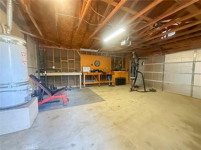 5374 Morongo Rd Unit 29, Palms, CA 92277 - garage with a workshop area