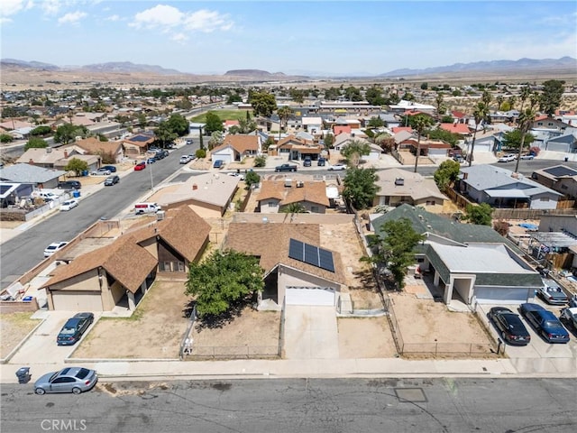 2017 Harvard Dr, Barstow, CA 92311 - aerial perspective of suburban area with a mountain backdrop