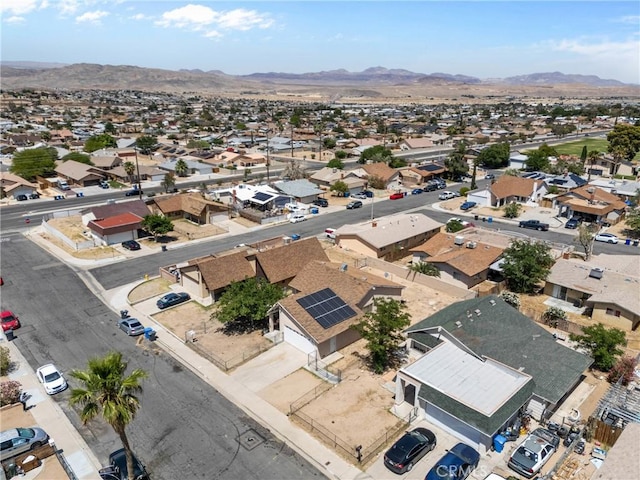 2017 Harvard Dr, Barstow, CA 92311 - aerial view of residential area featuring a mountain backdrop