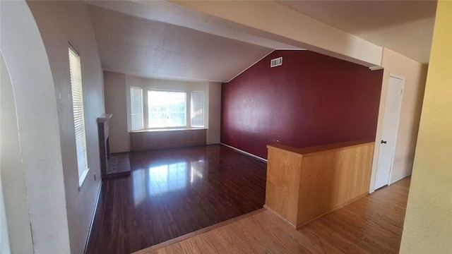 175 Wilson Dr, Santa Maria, CA 93455 - additional living space with wood finished floors, vaulted ceiling, and baseboards