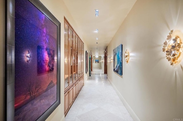 4843 La Jacaranda, Rancho Santa Fe, CA 92067 - hallway featuring baseboards