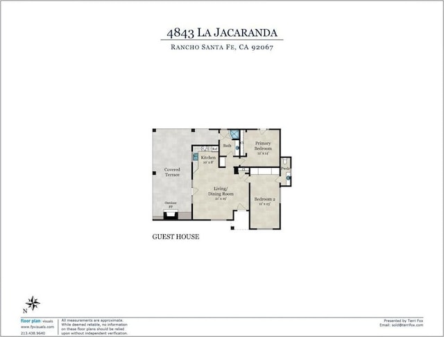 4843 La Jacaranda, Rancho Santa Fe, CA 92067 - property floor plan