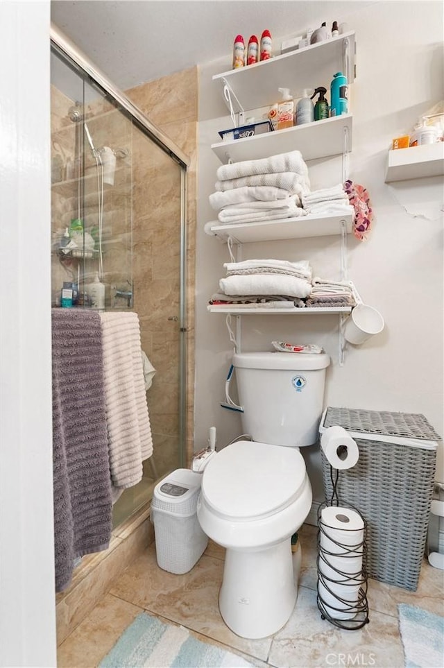 2011 W Katella Ave Unit 17, Anaheim, CA 92804 - full bathroom featuring a stall shower and tile patterned flooring