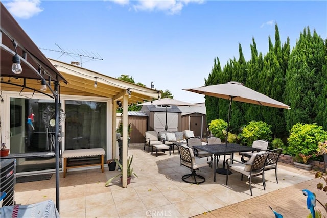 2011 W Katella Ave Unit 17, Anaheim, CA 92804 - view of patio with outdoor dining space