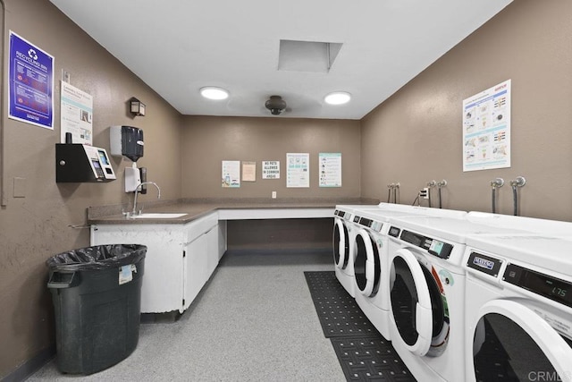 5938 Rancho Mission Rd Unit 133, San Diego, CA 92108 - shared laundry featuring washing machine and clothes dryer