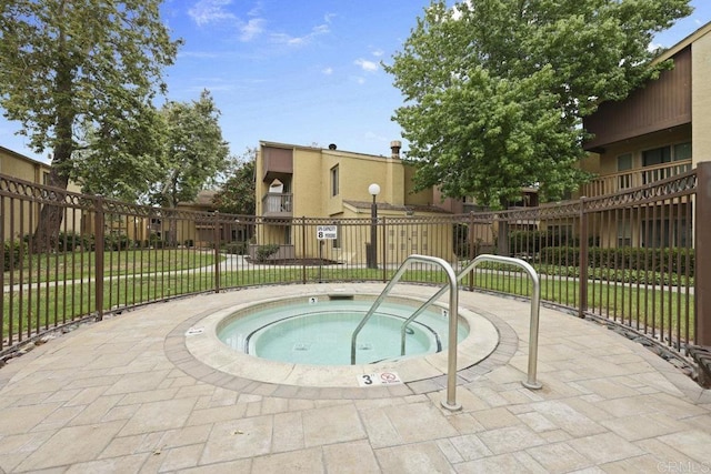 5938 Rancho Mission Rd Unit 133, San Diego, CA 92108 - view of swimming pool with a community hot tub