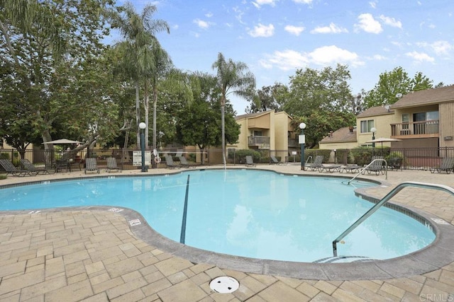 5938 Rancho Mission Rd Unit 133, San Diego, CA 92108 - community pool featuring a patio area
