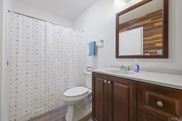 5938 Rancho Mission Rd Unit 133, San Diego, CA 92108 - full bath with vanity, toilet, and a shower with shower curtain