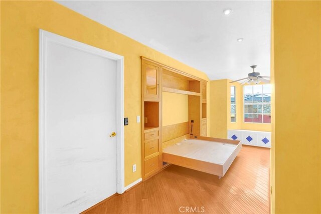 12071 Reva Dr, Garden Grove, CA 92840 - unfurnished bedroom with light wood-type flooring and recessed lighting