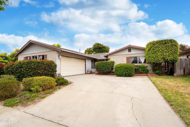 4320 Hamilton Ave, Oxnard, CA 93033 - view of front of property featuring a garage and concrete driveway