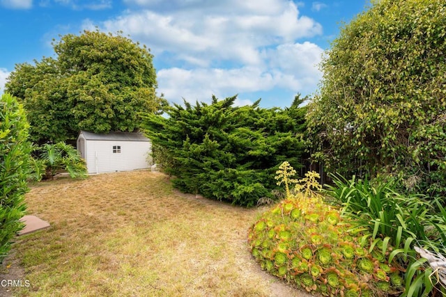 4320 Hamilton Ave, Oxnard, CA 93033 - view of grassy yard with a storage shed