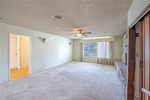 1640 Shirley St, Merced, CA 95341 - carpeted spare room featuring ceiling fan and a textured ceiling
