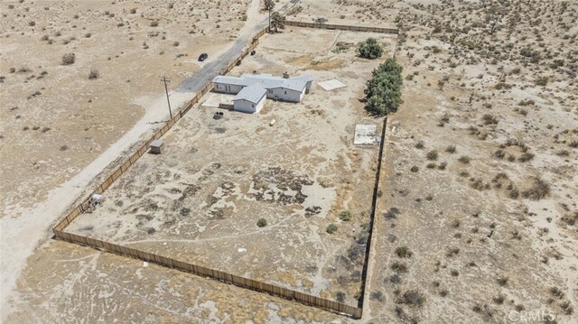 18531 E Palmdale Blvd, Palmdale, CA 93591 - aerial view of property's location with a desert landscape and rural landscape