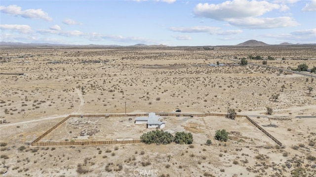 18531 E Palmdale Blvd, Palmdale, CA 93591 - aerial view of sparsely populated area featuring a desert landscape and a mountain backdrop