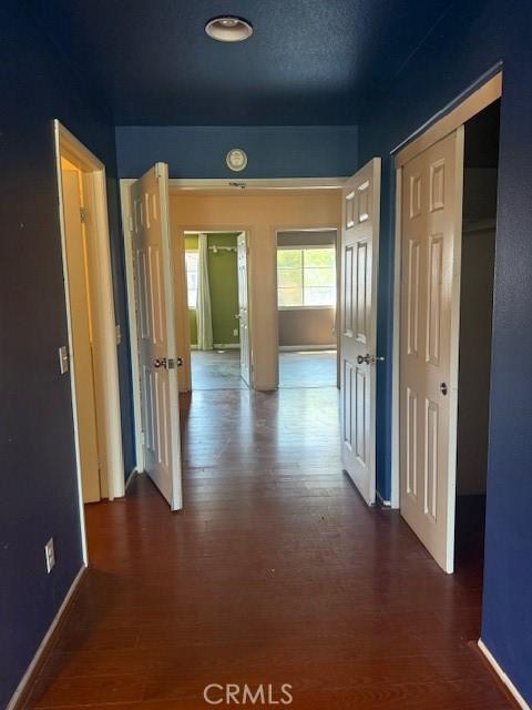 19 Softwind, Aliso Viejo, CA 92656 - corridor with dark wood finished floors