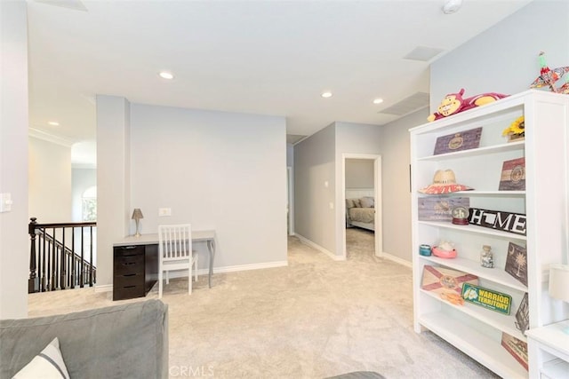 12 Thorn Oak, Rancho Santa Margarita, CA 92679 - game room featuring carpet, recessed lighting, and baseboards