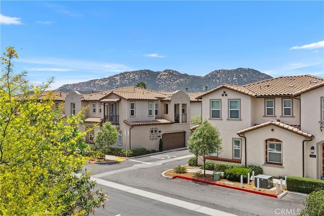 45437 Calle Cirros, Temecula, CA 92592 - mediterranean / spanish home featuring stucco siding, a mountain view, and a tiled roof
