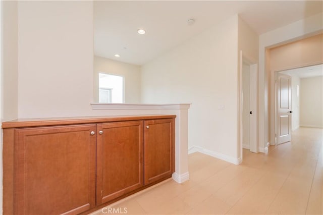 6611 Eucalyptus Ave, Chino, CA 91710 - corridor featuring baseboards and recessed lighting