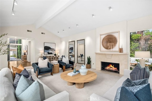 6 Rue Marseilles, Newport Beach, CA 92660 - living room with a high end fireplace