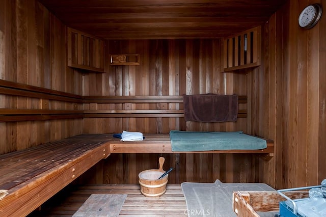 3618 Maine Ave, Long Beach, CA 90806 - relaxing sauna / steam room with wood ceiling and wooden walls