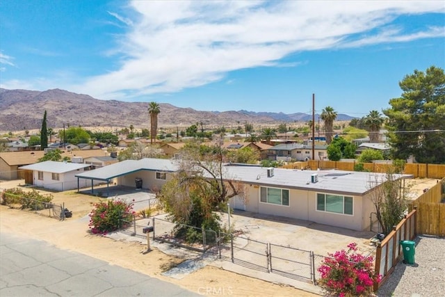 6064 Cahuilla Ave Unit 29, Palms, CA 92277 - view of mountain backdrop with nearby suburban area