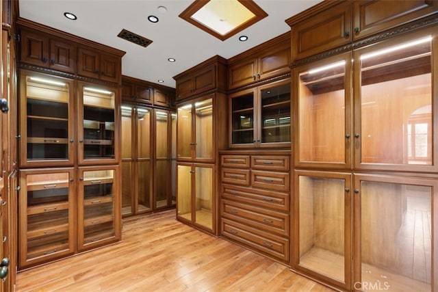 97 Canyon Crk, Irvine, CA 92603 - spacious closet featuring light wood-style flooring