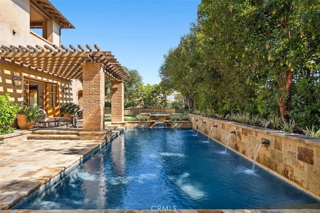 97 Canyon Crk, Irvine, CA 92603 - view of pool featuring a pergola and a patio
