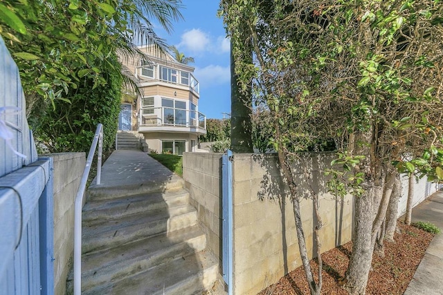644 Grant St, Oceanside, CA 92054 - view of property featuring stairs