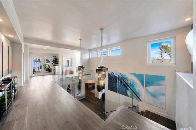 30402 Marbella, San Juan Capistrano, CA 92675 - stairs with wood finished floors and recessed lighting