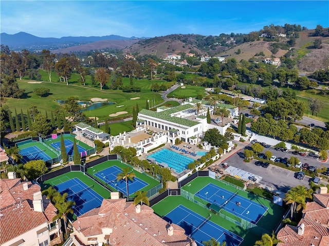 30402 Marbella, San Juan Capistrano, CA 92675 - drone / aerial view of a golf course and a water and mountain view