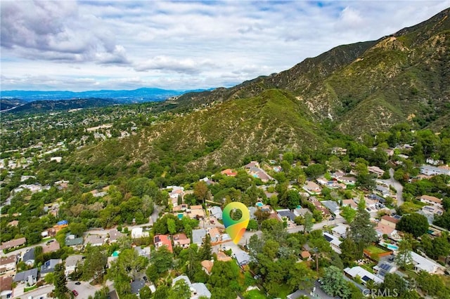 5624 Freeman Ave, La Crescenta, CA 91214 - drone / aerial view of a mountainous background