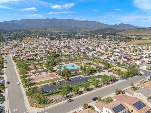 1316 Bannock St, Beaumont, CA 92223 - aerial perspective of suburban area featuring mountains