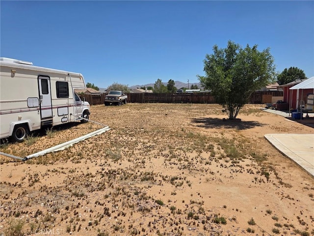 21224 Vidal Ct, Apple Valley, CA 92308 - view of yard with a mountain view