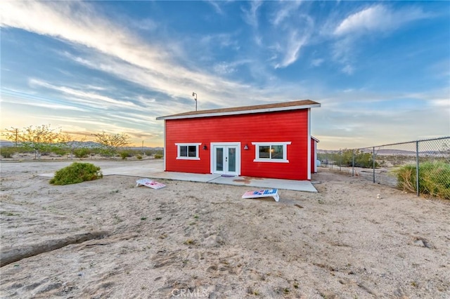 64952 Twentynine Palms Hwy, Joshua Tree, CA 92252 - view of outbuilding featuring french doors
