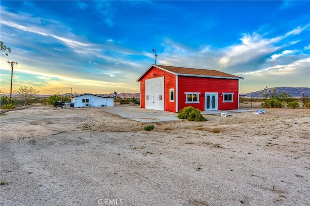 64952 Twentynine Palms Hwy, Joshua Tree, CA 92252 - view of outdoor structure with french doors