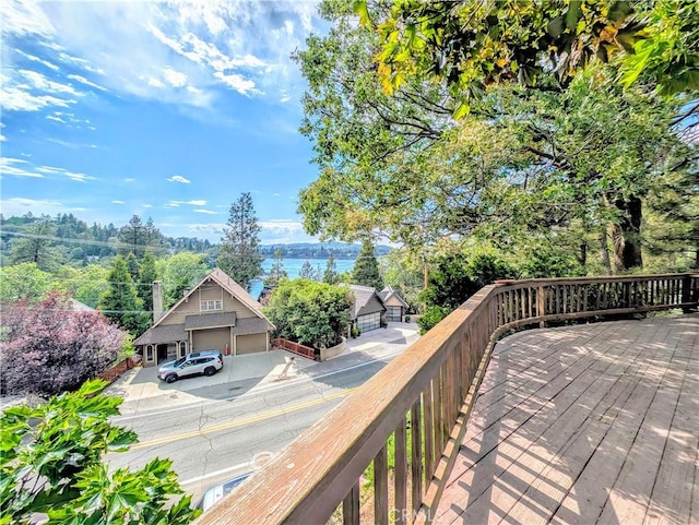 485 State Highway 173, Lake Arrowhead, CA 92352 - view of wooden deck