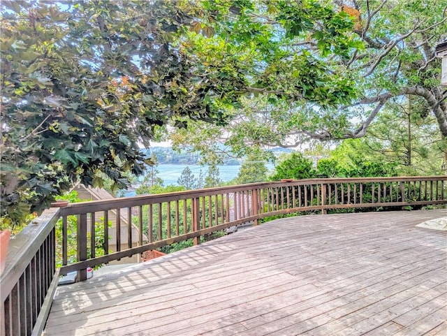 485 State Highway 173, Lake Arrowhead, CA 92352 - deck featuring a water view