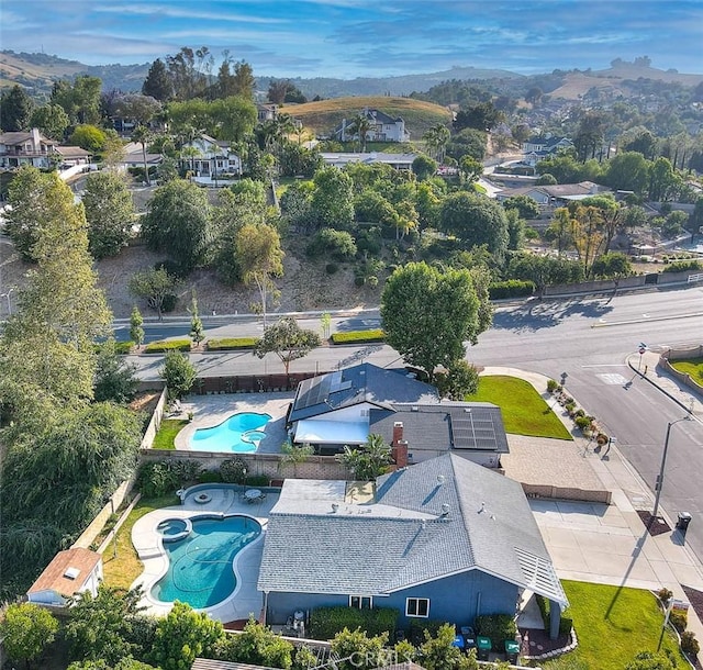 3421 Autumn Ave, Chino Hills, CA 91709 - bird's eye view of a pool