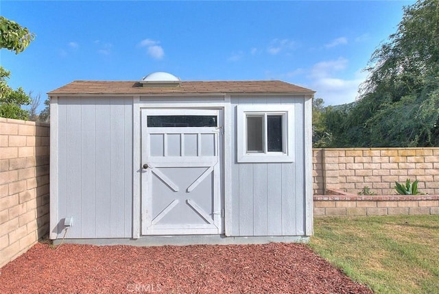 3421 Autumn Ave, Chino Hills, CA 91709 - view of shed with a fenced backyard