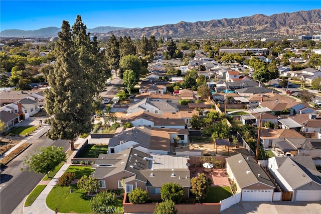 1506 N Niagara St, Burbank, CA 91505 - aerial view of property and surrounding area featuring nearby suburban area and mountains