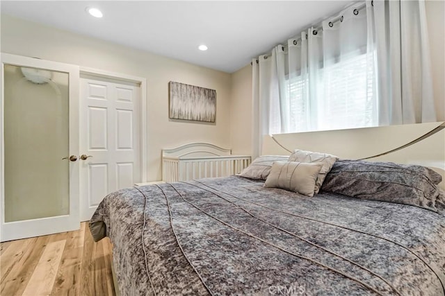 518 Hawthorne St, Glendale, CA 91204 - bedroom featuring wood finished floors and recessed lighting