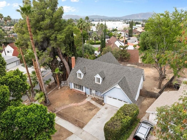 895 Huston Dr, Riverside, CA 92507 - aerial perspective of suburban area with mountains