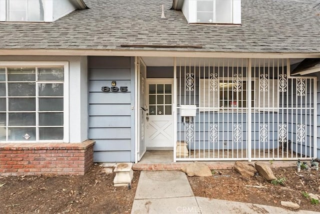 895 Huston Dr, Riverside, CA 92507 - doorway to property featuring a shingled roof