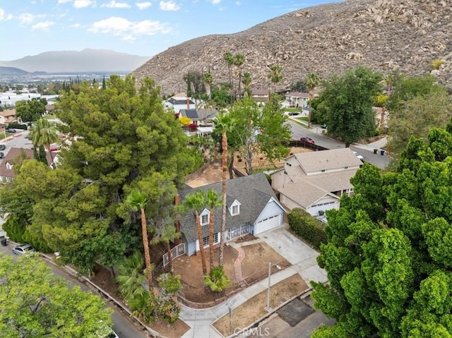 895 Huston Dr, Riverside, CA 92507 - aerial perspective of suburban area with a mountainous background