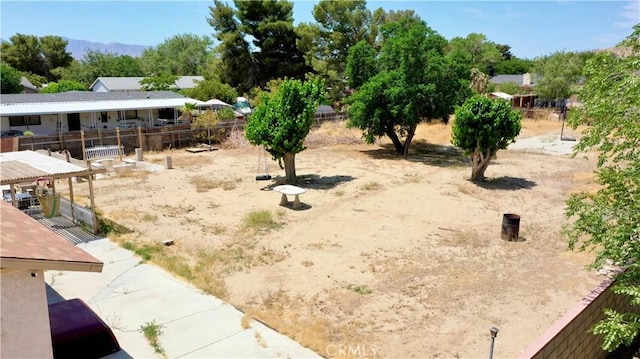 39313 168th St E, Palmdale, CA 93591 - view of yard with a mountain view