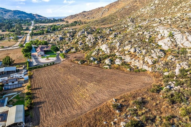 23592 Beech St, Hemet, CA 92545 - aerial view of sparsely populated area featuring a mountain backdrop