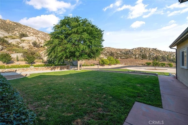 23592 Beech St, Hemet, CA 92545 - view of green lawn with a mountain view