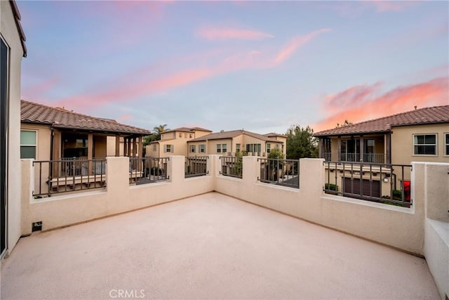 144 Borrego, Irvine, CA 92618 - view of patio featuring a residential view